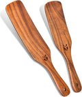2Pcs Spurtles Kitchen Tools Wooden, Wooden Spurtle Spatula Set by Unknown