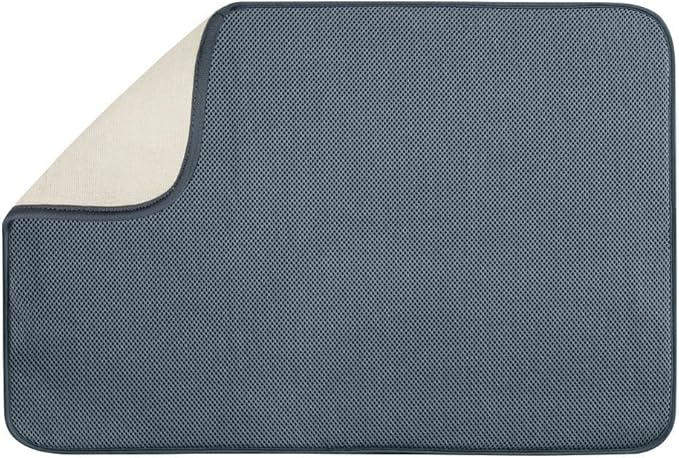 iDry Absorbent Kitchen Countertop Dish Drying Mat by iDesign