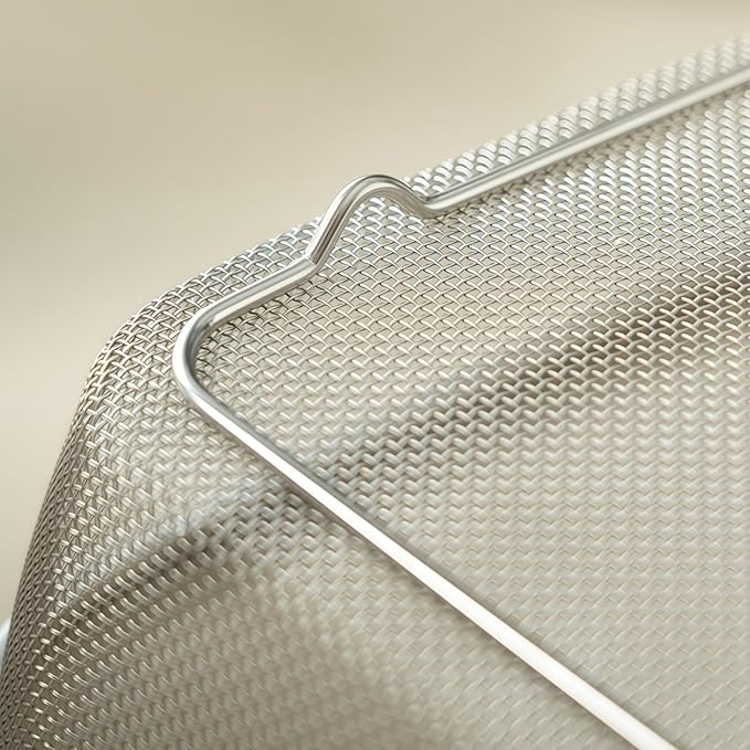 18/8 Stainless Steel Fine Mesh Strainer Basket - Image 7
