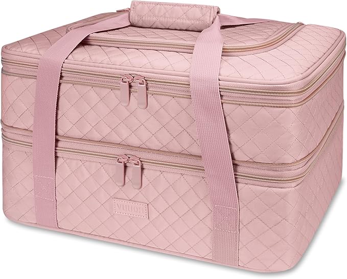 Quilted Double Decker Casserole Carrier by Vuudh