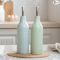 famiware Jupiter 16oz Ceramic Olive Oil Dispenser Bottle, Olive Oil and Vinegar by Famiware
