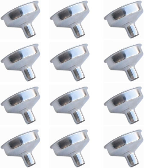 12 Pcs Stainless Steel Mini Funnels 1.25 Inch by Yansanido