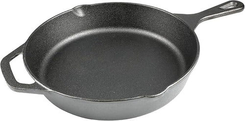 10 Inch Cast Iron Skillet, Pre-Seasoned Frying Pan by isheTao