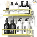 YASONIC Shower Caddy Adhesive, No Drill Bathroom Shower Organizers, by YASONIC