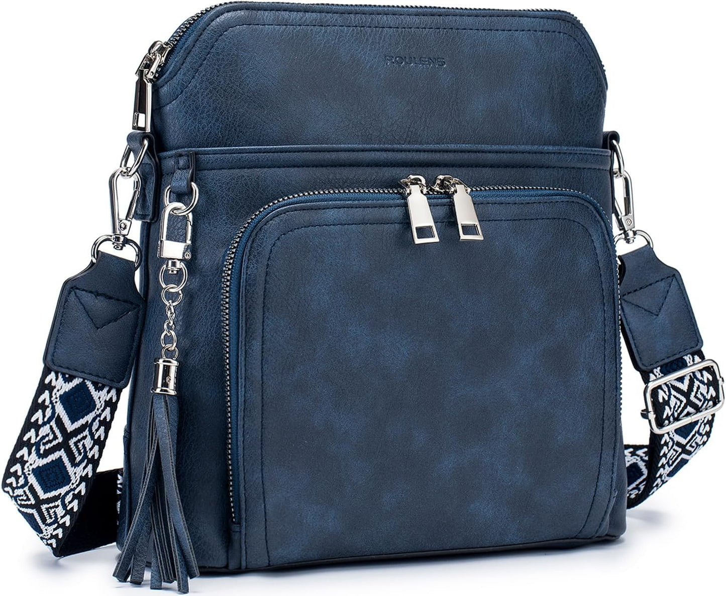 Crossbody Purse for Women,Lightweight Medium Crossbody Bag Soft Leather Women's Shoulder Handbags with Tassel