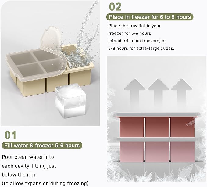 VLM 3 Packs Large Ice Cube Molds - Image 5
