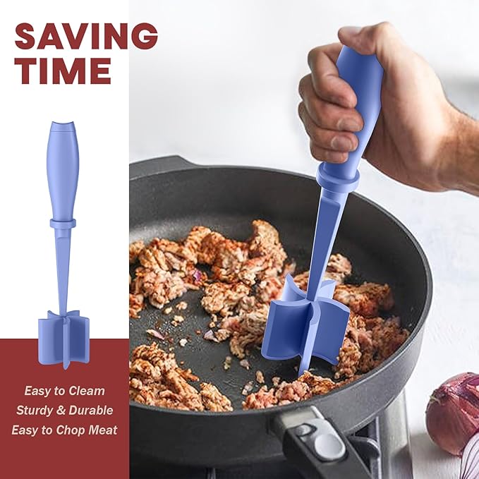 Meat Chopper, Hamburger Grinder, Premium Heat Resistant Smasher - Image 4