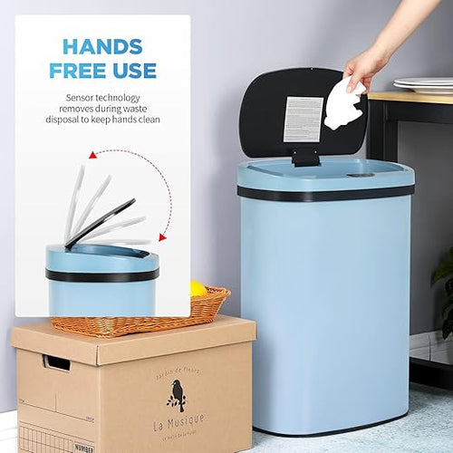 13 Gallon 50 Liter Garbage Can Kitchen Trash Can - Image 2