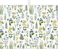 Blue Yellow Wildflower Dish Drying Mats by Unknown
