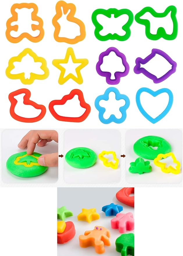 Kids Letter Molds Tools Set，Numeral Various Plastic Animal Molds - Image 5