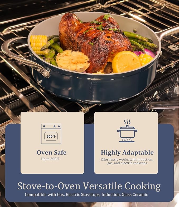 CookinCraze Stock Pot 4.5qt Dutch Oven - Image 6