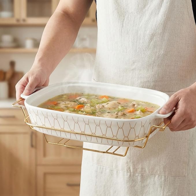 11" x 8" Ceramic Casserole Dish - Image 7