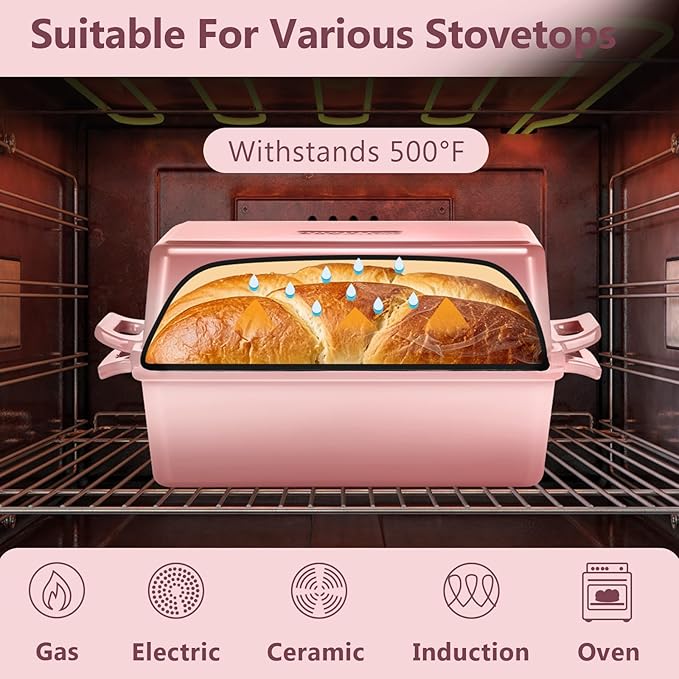 Wildone Enameled Cast Iron Bread Loaf Pan - Image 4