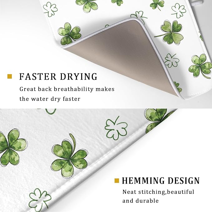 St Patricks Day Dish Drying Mat - Image 3