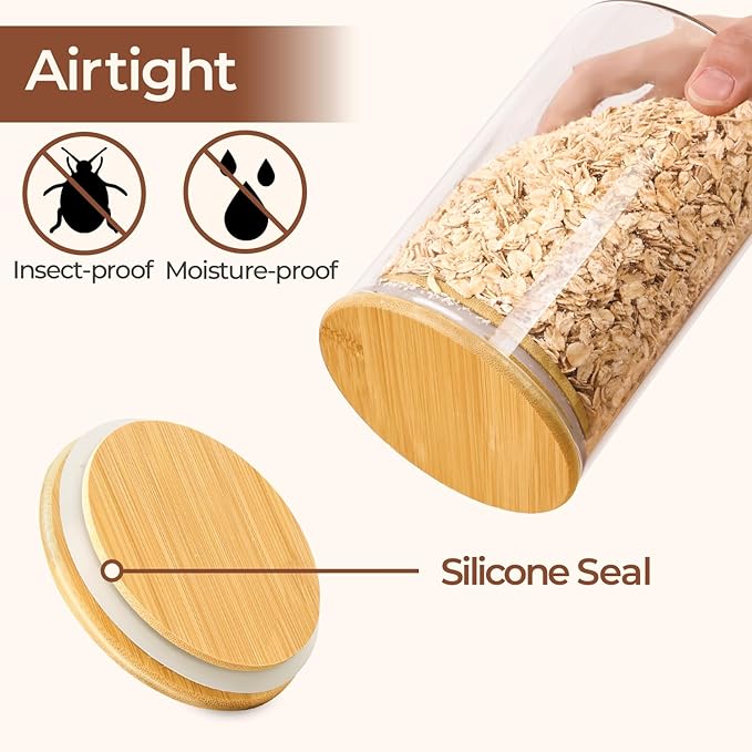 ComSaf Airtight Glass Storage Canister - Image 7