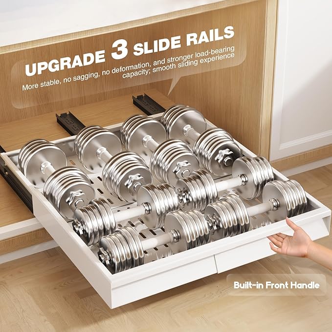Seinloes 2 Pack Pull Out Cabinet Organizer - Image 6