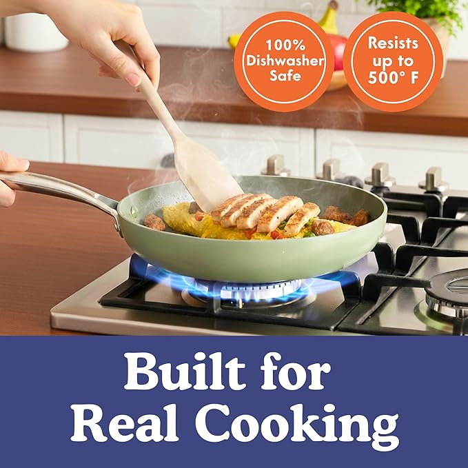 Non-Toxic Platinum Silicone Kitchen Utensil Set of 8 – Non-Scratch Cooking - Image 6
