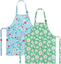 2 Pack Kids Apron, Cute Cooking Aprons, Waterproof Art Apron by XLSXEXCL