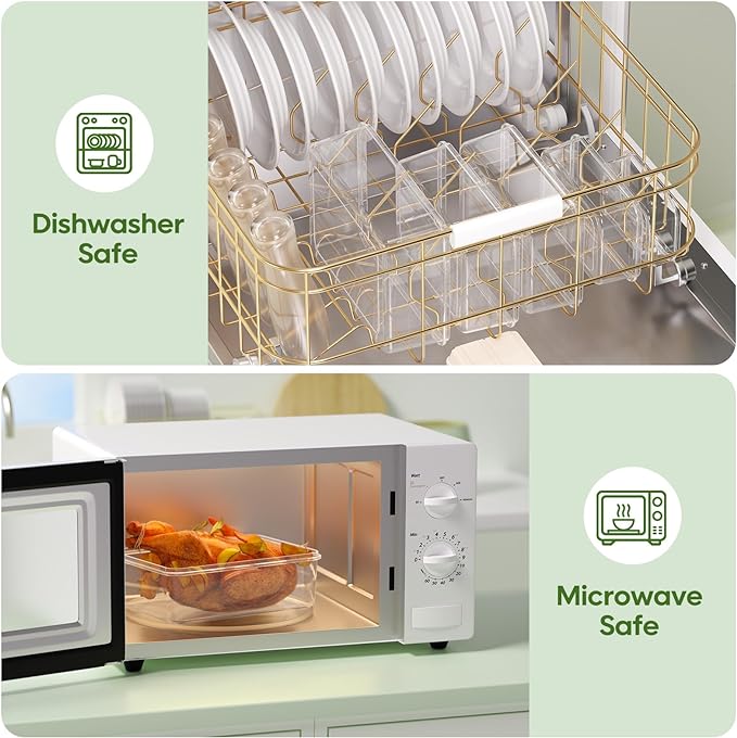 KEMETHY 36-Piece Food Storage Containers - Image 4