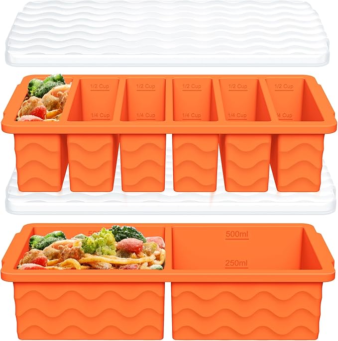 2-Pack Silicone Freezer Trays by Doasuwish