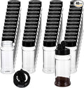 48 Pack Clear Plastic Spice Jars by Unknown