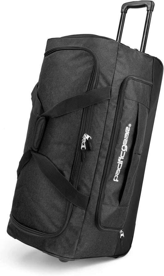Pacific Gear Rolling Duffel Wheels, 30-inch Luggage, Hockey Bag, Heavy Duty
