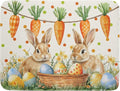 Giwawa Easter Bunny Dish Drying Mat Eggs Carrot Dishes Drainer Pad Absorbent by Giwawa