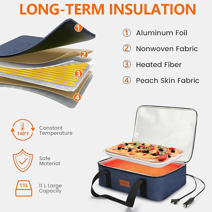 Food Warmer Electric Casserole Carrier - Image 6