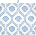 Summer Sea Shell Drying Mat 18x16 Inch, Light Blue Drying Mat by Trongr