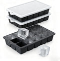 Silicone Ice Cube Tray 3 Pack by Vethwal