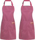 2 Pack Cooking Aprons Adjustable Bib Apron by Unknown