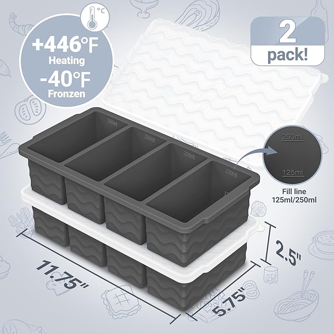 Doasuwish Silicone Freezer Tray - Image 2