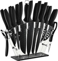 EUNA Kitchen Knife Set, German High-Carbon Stainless Steel Knife Sets by EUNA