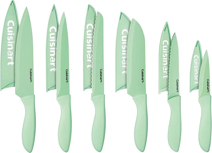 Cuisinart 12-Piece Kitchen Knife Set, Advantage Color Collection by Cuisinart