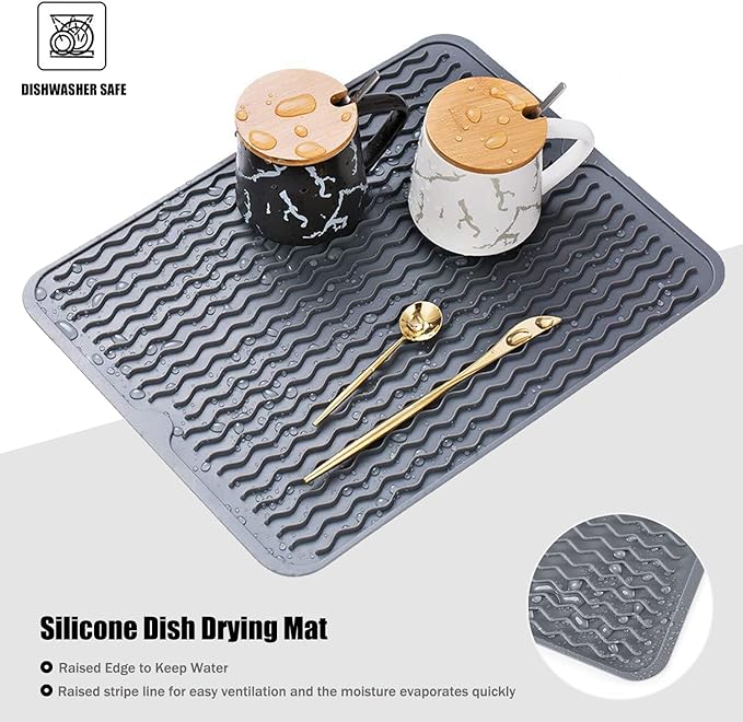 Silicone Dish Drying Mat for Multiple Usage, Easy clean, Eco-friendly, - Image 6