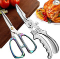 2-Piece Kitchen Shears Set, Heavy Duty Professional Poultry Meat Scissors by AUDAMI