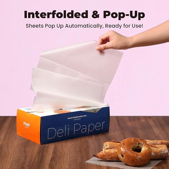 Fit Meal Prep 8 x 10.75" Wax Paper Sheets - Image 3