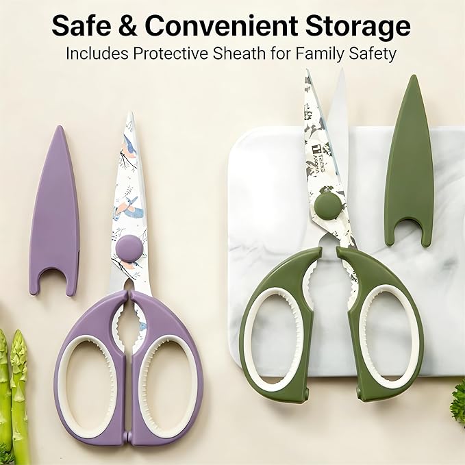 Kitchen Scissors All Purpose, ARCHIKING Kitchen Shears - Image 4