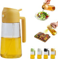 2 In 1 Oil Dispenser And Oil Sprayer, 16 Oz/470 Ml Oil Dispenser by Unknown