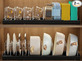Mustorn 2 Pack Pots and Pans Organizer under Cabinet, ABS Base, Countertop Rack by MUSTORN