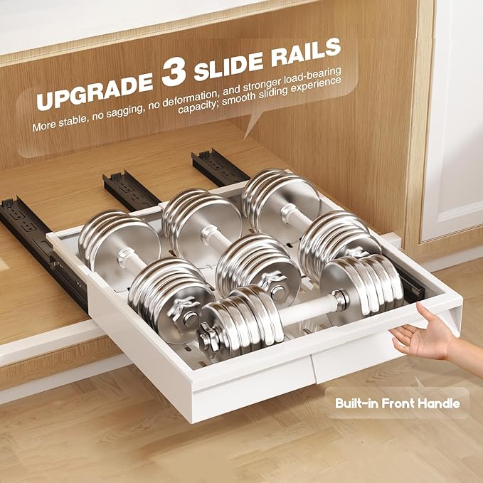 Seinloes 2 Pack Pull Out Cabinet Organizer - Image 6