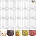 20 Pack 4oz Clear Plastic Jars by Panxxsen