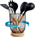 WDT Tool Utensil holder for Kitchen Counter，Large Utensils Holder For Farmhouse by WDT+Tool