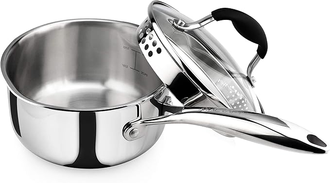 AVACRAFT Tri-Ply Stainless Steel Saucepan by AVACRAFT