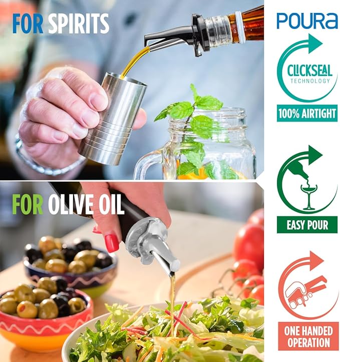 3-in-1 Liquor Bottle Pour Spouts - Image 2