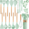 26 Pcs Silicone Cooking Utensils Set by NCUE