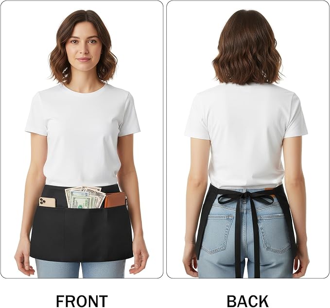 BOHARERS 4 Pack Waitress Apron - Image 2