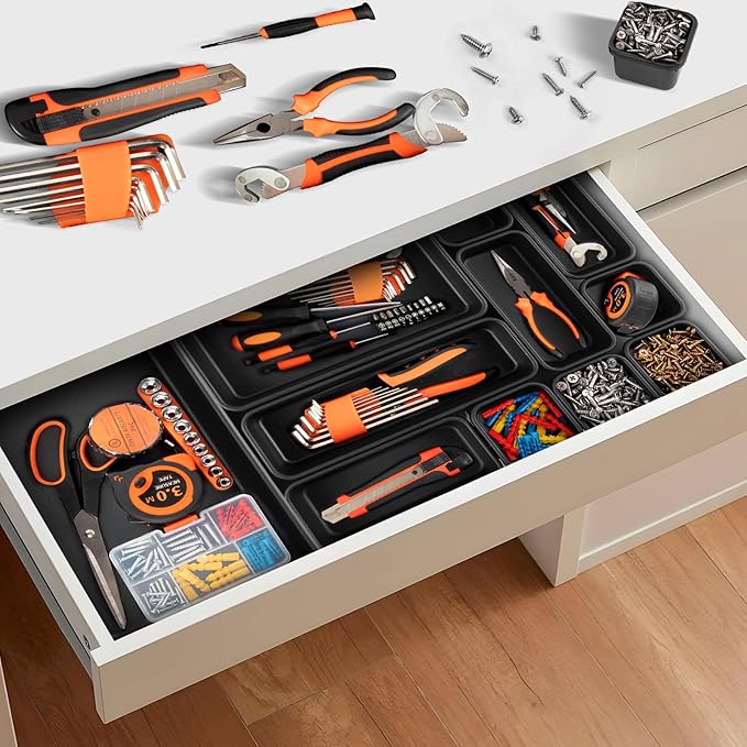 Takytao【48Pcs】【5 Size】Tool Box Organizer, Drawer Tool Organizer Tray Divider Set - Image 5