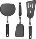 3 Piece Silicone Spatula Turner Set, Spatulas Silicone Heat Resistant Kitchen by Cohibon