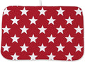 4th of July Dish Drying Mat 18 x 24 inch Independence Day Red Stars Decorative by AEIOAE
